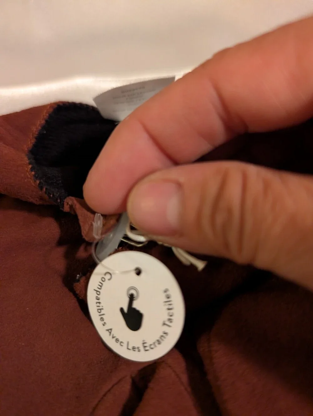 Nordstrom Suede Touchscreen Gloves